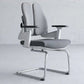 Modern Desk Chair Mesh Computer Chair Mid-Back Chair in Black/Gray Clearhalo 'furn' 'furn_office_chair' 'Furniture' 'Office Chairs' 'Office Furniture' 'office_chair' 6353972