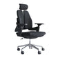 Modern Desk Chair Mesh Computer Chair Mid-Back Chair in Black/Gray Clearhalo 'furn' 'furn_office_chair' 'Furniture' 'Office Chairs' 'Office Furniture' 'office_chair' 6353975