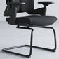 Modern Desk Chair Mesh Computer Chair Mid-Back Chair in Black/Gray Clearhalo 'furn' 'furn_office_chair' 'Furniture' 'Office Chairs' 'Office Furniture' 'office_chair' 6353977