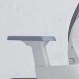 Moderne bureau stoel mesh computer stoel mid-back stoel in zwart/grijs