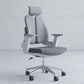 Modern Desk Chair Mesh Computer Chair Mid-Back Chair in Black/Gray Grey 1 Piece Casters Included Clearhalo 'furn' 'furn_office_chair' 'Furniture' 'Office Chairs' 'Office Furniture' 'office_chair' 6353985