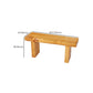 11.7-inch W Solid Wood Entryway Bench Modern Rectangle Seating Bench Clearhalo 'Benches' 'Chairs & Seating' 'furn' 'furn_benches' 'Furniture' 'Living Room Furniture' 6354086