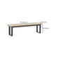 11.7-inch W Modern Seating Bench Solid Wood Metal Solid Color Bench Clearhalo 'Benches' 'Chairs & Seating' 'furn' 'furn_benches' 'Furniture' 'Living Room Furniture' 6354160