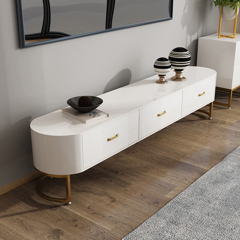 Faux Wood TV Media Console Modern Media Console TV Stand with Drawers 71"L x 16"W x 18"H Clearhalo 'furn' 'furn_tv_stands_entertainment_centers' 'Furniture' 'Living Room Furniture' 'TV Stands & Entertainment Centers' 'TV Stands & Media Storage Furniture' 'tv_stands_entertainment_centers' 6354173