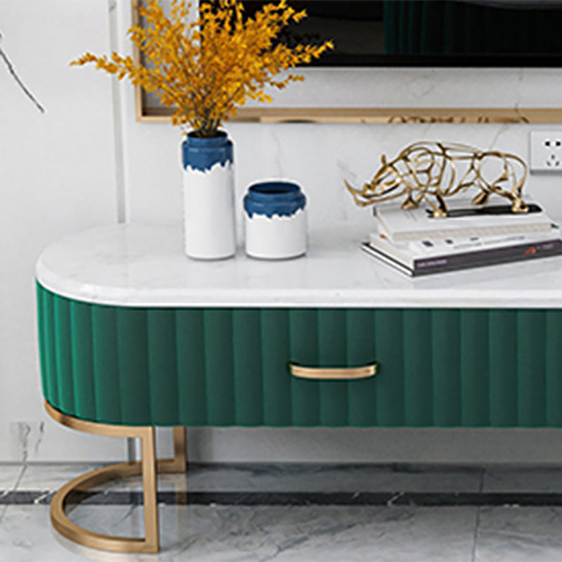 Scandinavian TV Media Console Marble Media Console TV Stand with Drawers Clearhalo 'furn' 'furn_tv_stands_entertainment_centers' 'Furniture' 'Living Room Furniture' 'TV Stands & Entertainment Centers' 'TV Stands & Media Storage Furniture' 'tv_stands_entertainment_centers' 6354305