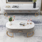 Scandinavian TV Media Console Marble Media Console TV Stand with Drawers Clearhalo 'furn' 'furn_tv_stands_entertainment_centers' 'Furniture' 'Living Room Furniture' 'TV Stands & Entertainment Centers' 'TV Stands & Media Storage Furniture' 'tv_stands_entertainment_centers' 6354308