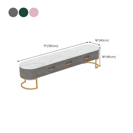 Scandinavian TV Media Console Marble Media Console TV Stand with Drawers Clearhalo 'furn' 'furn_tv_stands_entertainment_centers' 'Furniture' 'Living Room Furniture' 'TV Stands & Entertainment Centers' 'TV Stands & Media Storage Furniture' 'tv_stands_entertainment_centers' 6354309