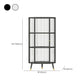 Industrial Curio Cabinet Metal Glass Doors Storage Cabinet with Legs for Living Room Clearhalo 'Display & China Cabinets' 'display_china_cabinets' 'furn' 'furn_display_china_cabinets' 'Furniture' 'Kitchen & Dining Furniture' 6354480