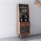 MODERNA PINE PINE CHURNA DEL PINO E PORSO SPATTURE HUTCH CUFFET PER LA SOGGIO
