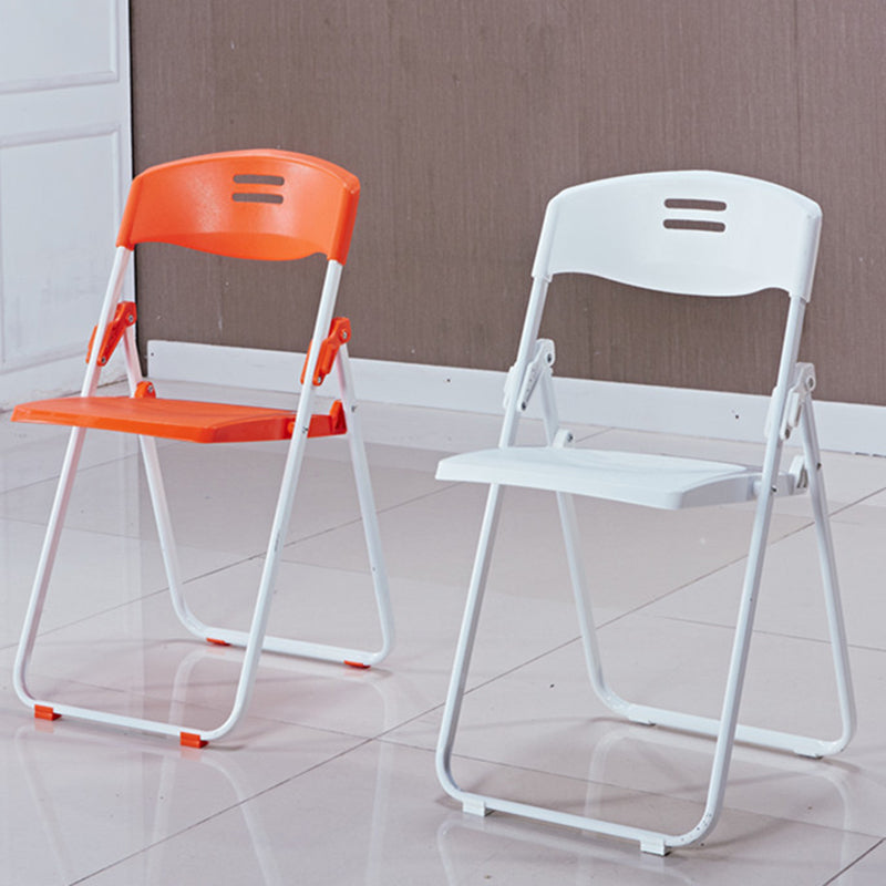 Modern Desk Chair Plastic Computer Chair Mid-Back Chair No Wheels Clearhalo 'furn' 'furn_office_chair' 'Furniture' 'Office Chairs' 'Office Furniture' 'office_chair' 6354587