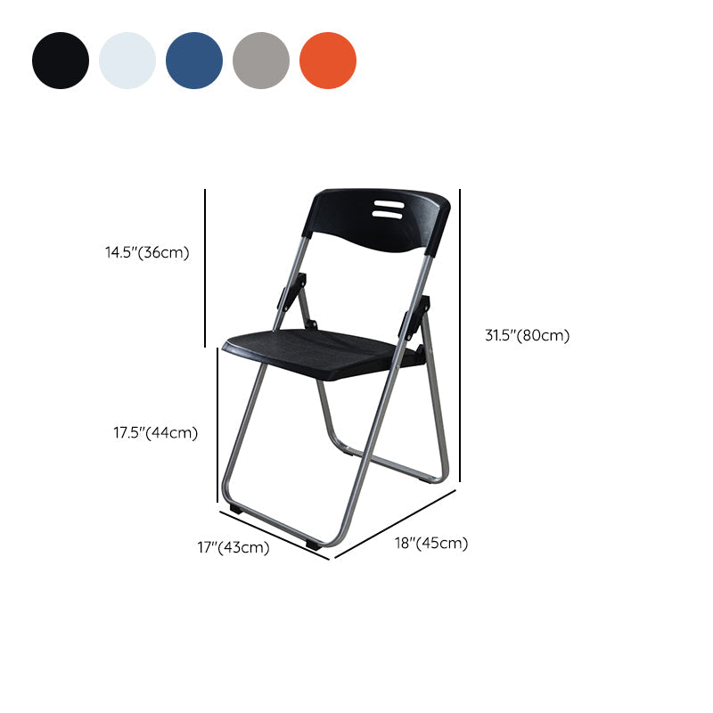 Modern Desk Chair Plastic Computer Chair Mid-Back Chair No Wheels Clearhalo 'furn' 'furn_office_chair' 'Furniture' 'Office Chairs' 'Office Furniture' 'office_chair' 6354604