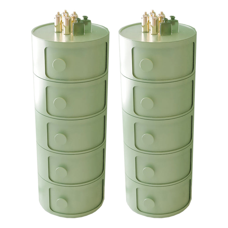 Comodino moderno comodino in plastica in plastica per soggiorno per soggiorno