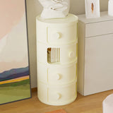 Comodino moderno comodino in plastica in plastica per soggiorno per soggiorno