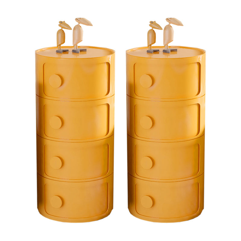 Comodino moderno comodino in plastica in plastica per soggiorno per soggiorno