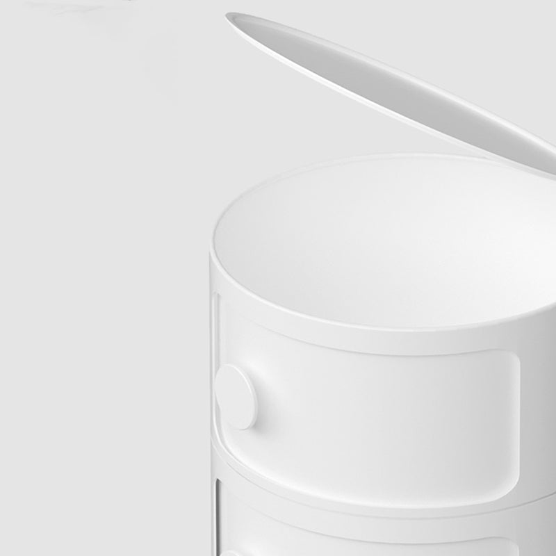 Mesa de acento de almacenamiento contemporáneo Nightsand Nightsand con gabinetes