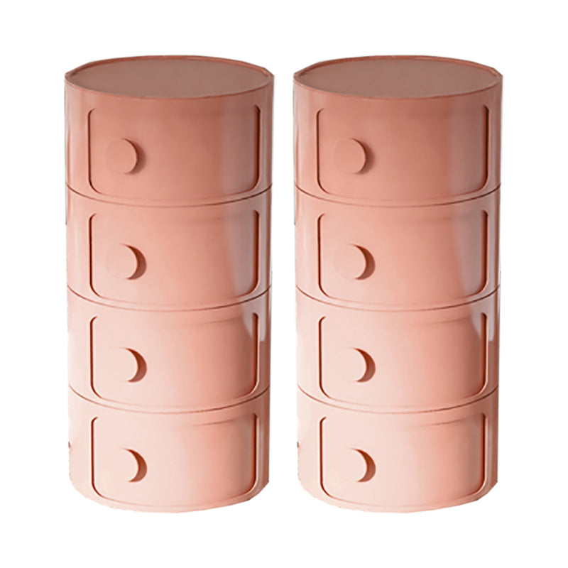 Mesa de acento de almacenamiento contemporáneo Nightsand Nightsand con gabinetes