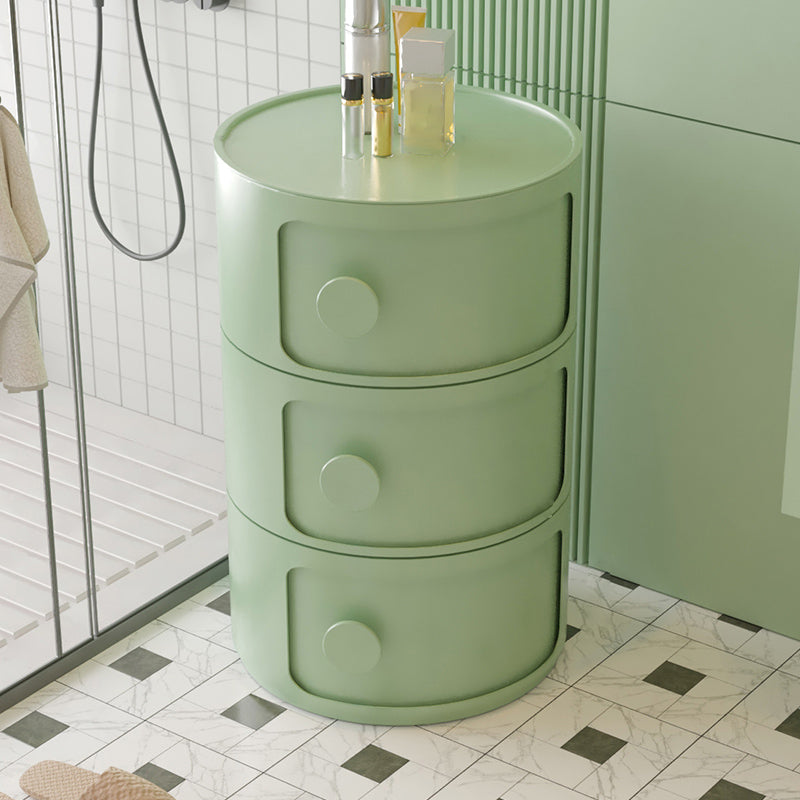 Mesa de acento de almacenamiento contemporáneo Nightsand Nightsand con gabinetes