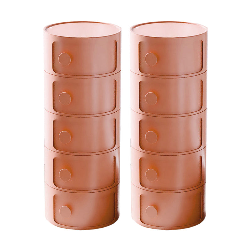 Mesa de acento de almacenamiento contemporáneo Nightsand Nightsand con gabinetes