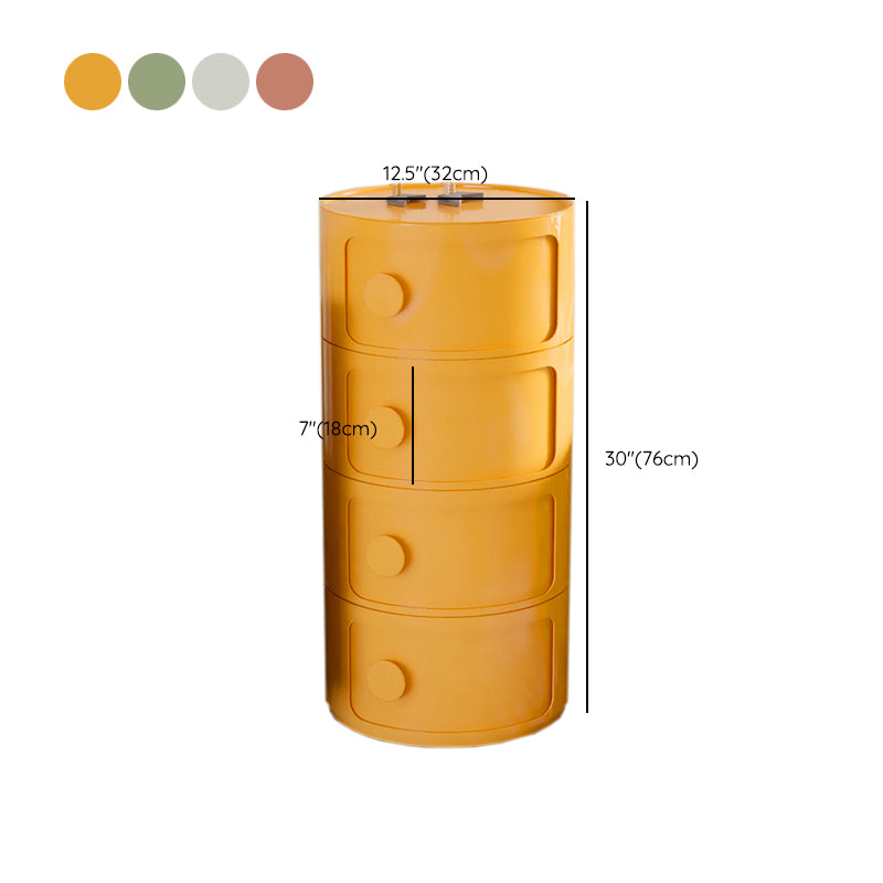 Mesa de acento de almacenamiento contemporáneo Nightsand Nightsand con gabinetes