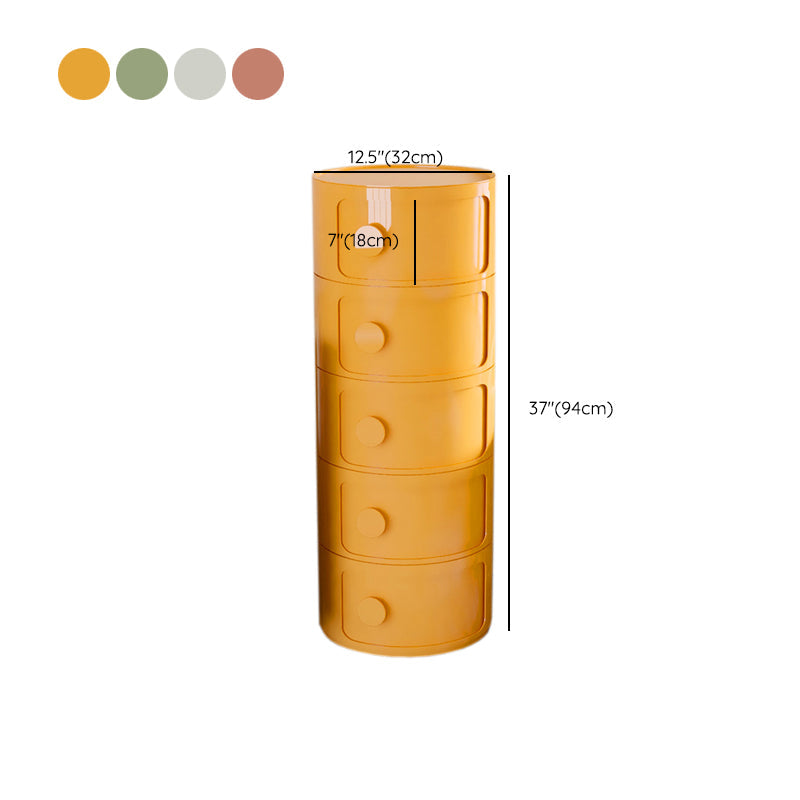 Mesa de acento de almacenamiento contemporáneo Nightsand Nightsand con gabinetes