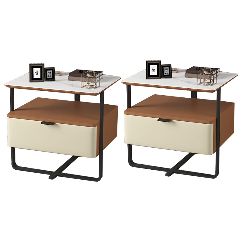 18,9 "tavolo da notte in pietra alta mobile in legno con cassetto