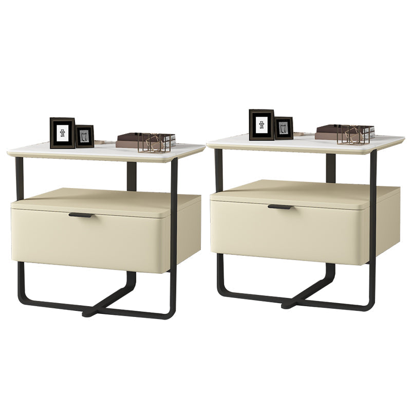 18,9 "tavolo da notte in pietra alta mobile in legno con cassetto