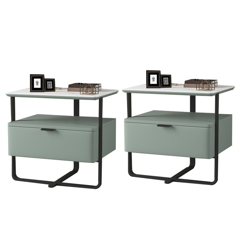 18,9 "tavolo da notte in pietra alta mobile in legno con cassetto