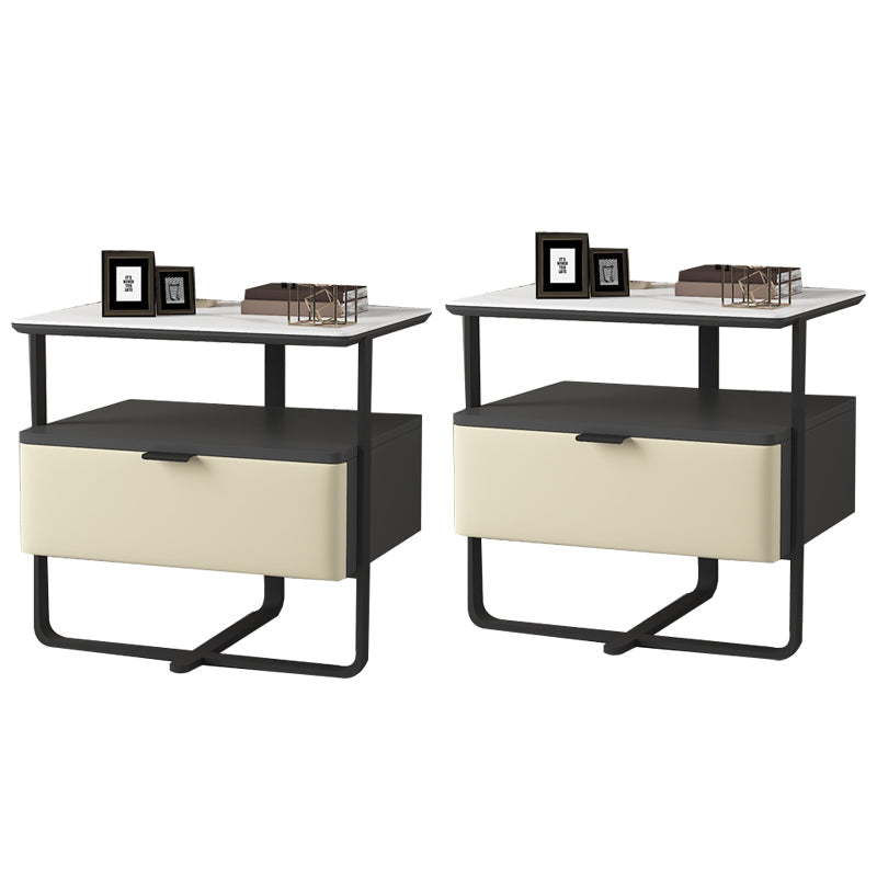 18,9 "tavolo da notte in pietra alta mobile in legno con cassetto