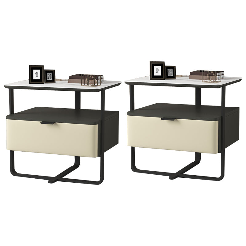 18,9 "tavolo da notte in pietra alta mobile in legno con cassetto