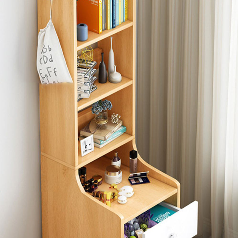 オープンストレージベッドナイトスタンドベッドルーム用の現代的なベッドサイドキャビネット