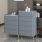 Vertical Glam Stone Storage Chest Bedroom Chest with Drawers Clearhalo 'Bedroom Furniture' 'Dressers & Chests' 'dressers_chests' 'furn' 'furn_dressers_chests' 'Furniture' 6355254