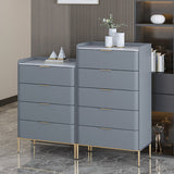 Vertical Glam Stone Storage Chest Bedroom Chest with Drawers Clearhalo 'Bedroom Furniture' 'Dressers & Chests' 'dressers_chests' 'furn' 'furn_dressers_chests' 'Furniture' 6355254