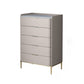 Vertical Glam Stone Storage Chest Bedroom Chest with Drawers Light Gray 5 Clearhalo 'Bedroom Furniture' 'Dressers & Chests' 'dressers_chests' 'furn' 'furn_dressers_chests' 'Furniture' 6355277