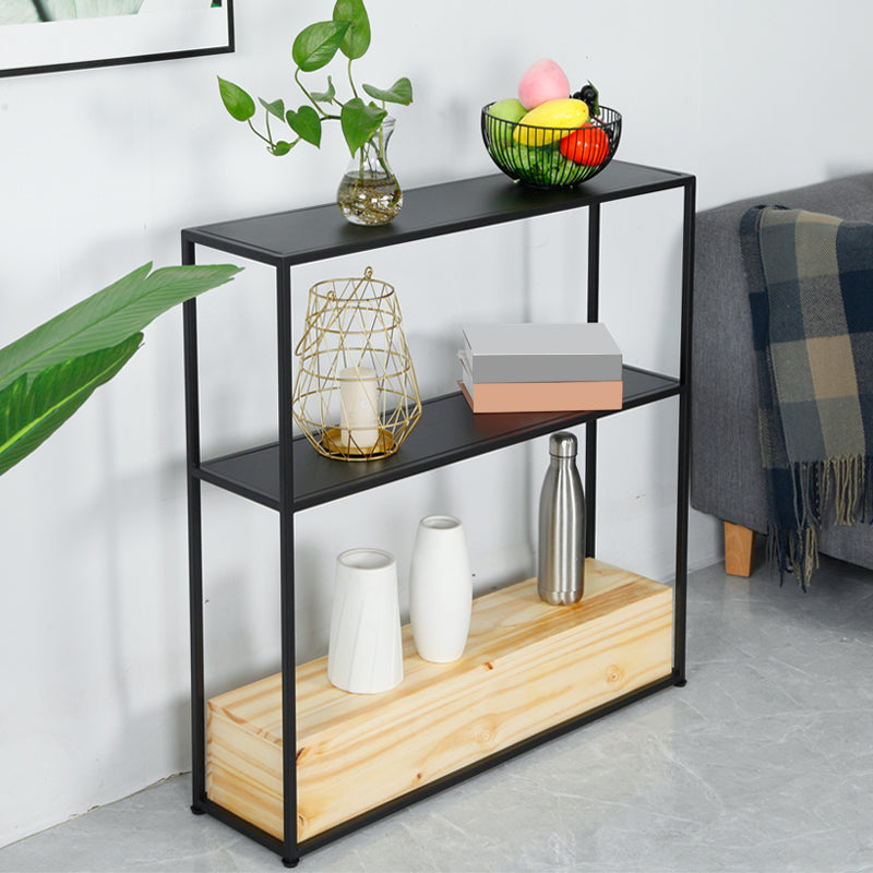 Modern Rectangle Console Accent Table Antique Finish Console Table