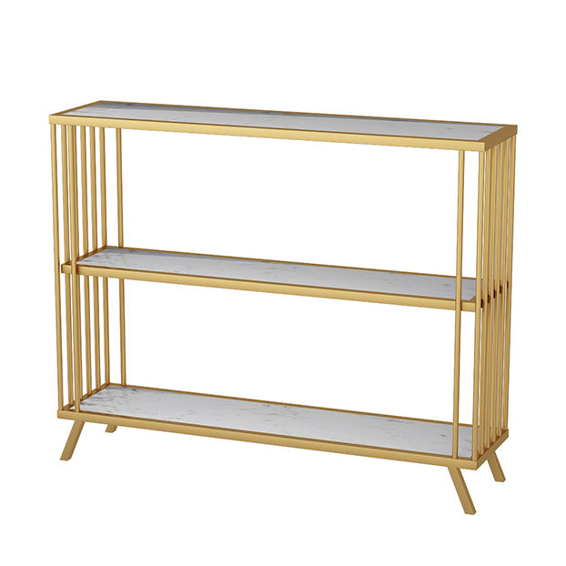 Modern Rectangle Accent Table Antique Finish Console Sofa Table in Marble Clearhalo 'Console Tables' 'console_tables' 'Entry & Mudroom Furniture' 'furn' 'furn_console_tables' 'Furniture' 6355794