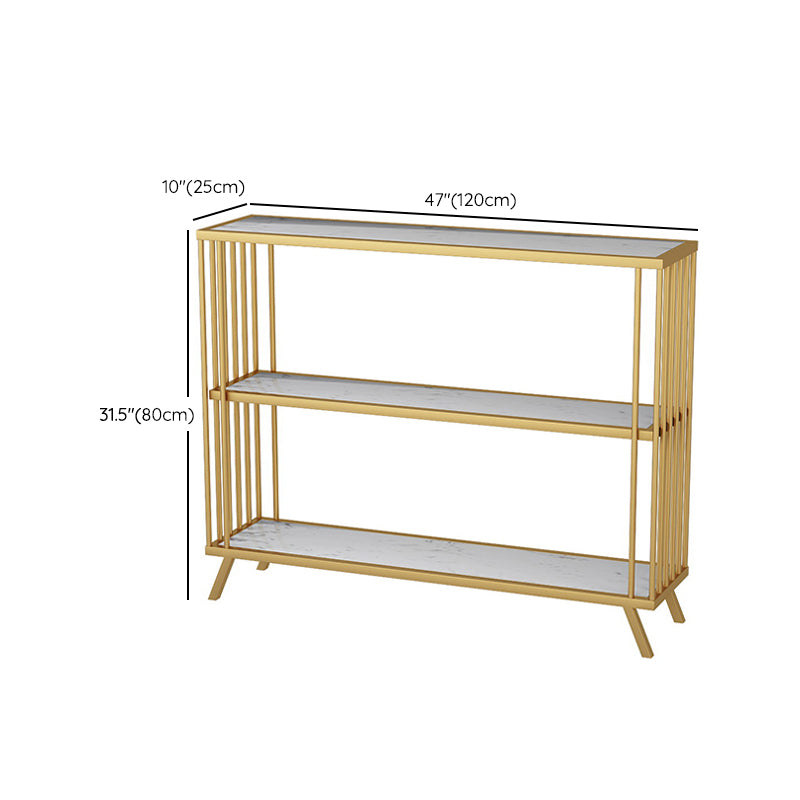 Modern Rectangle Accent Table Antique Finish Console Sofa Table in Marble Clearhalo 'Console Tables' 'console_tables' 'Entry & Mudroom Furniture' 'furn' 'furn_console_tables' 'Furniture' 6355803
