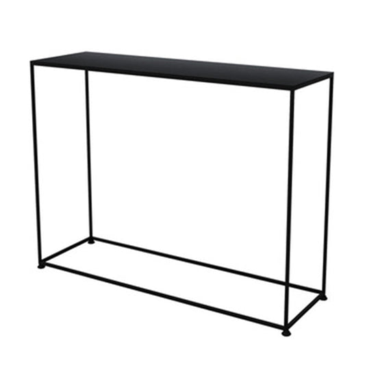 31.5" Tall Modern Console Table Iron Accent Table with 1 Shelf