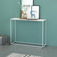 31.5" Tall Modern Console Table Iron Accent Table with 1 Shelf