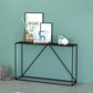 Tabla de sofá de consola moderna de hierro 29.53 pulgadas de altura con 1 estante