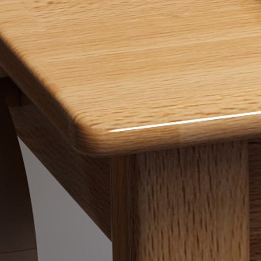 Modern Solid Wood Writing Desk 17.72" W 2-drawer Office Desk