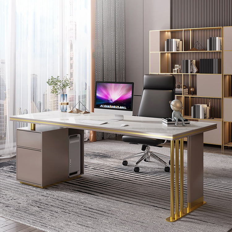 Escritorio ejecutivo de 1 drawer de 27 "de ancho de ancho escritorio de oficina rectangular