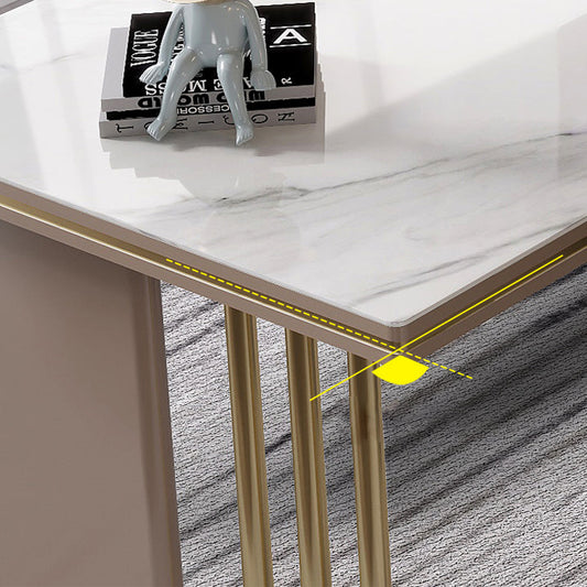 27 "Wide Glam Executive Desk 1-Drawer rechthoekige kantoorbureau