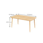 Contemporary Solid Wood Writing Desk Curved Natural Office Desk Clearhalo 'furn' 'furn_office_desk' 'Furniture' 'Office Desks' 'Office Furniture' 'office_desk' 6356800