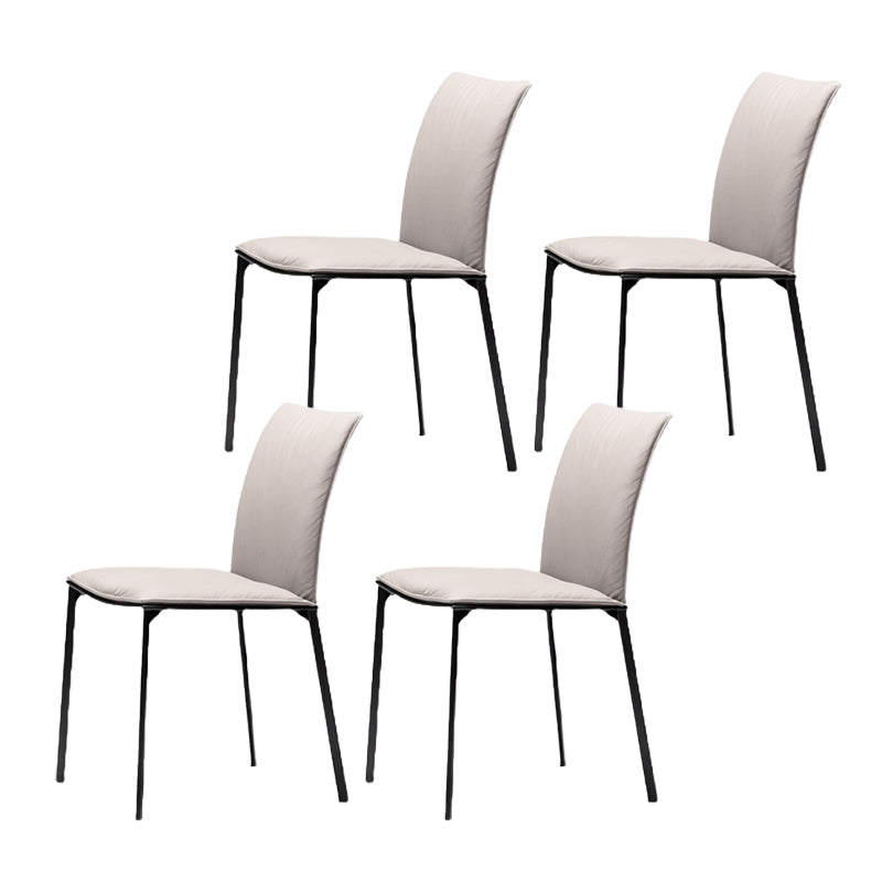 Sillas de comedor tapizadas contemporáneas silla de comedor de cocina en blanco