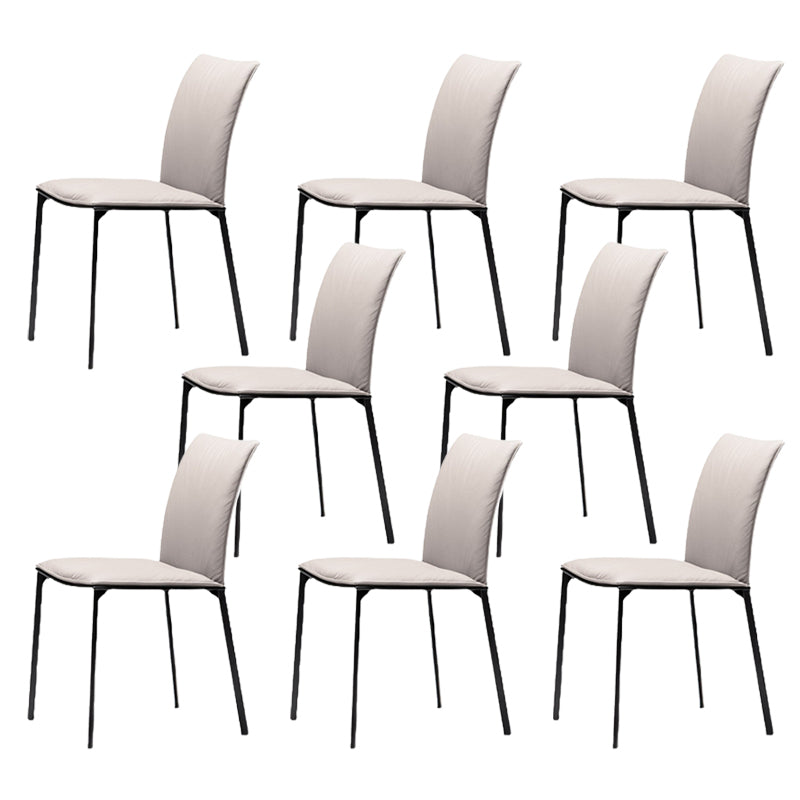 Sillas de comedor tapizadas contemporáneas silla de comedor de cocina en blanco