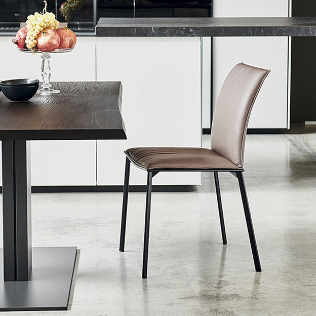 Sillas de comedor tapizadas contemporáneas silla de comedor de cocina en blanco