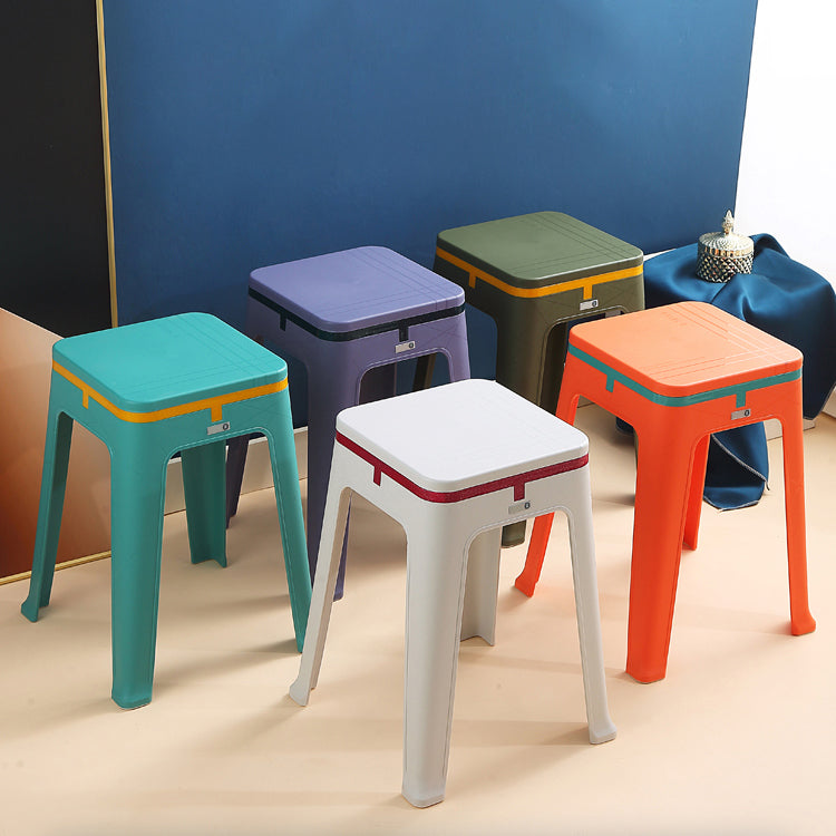 Sedia da pranzo senza schienale glam-outdoor.