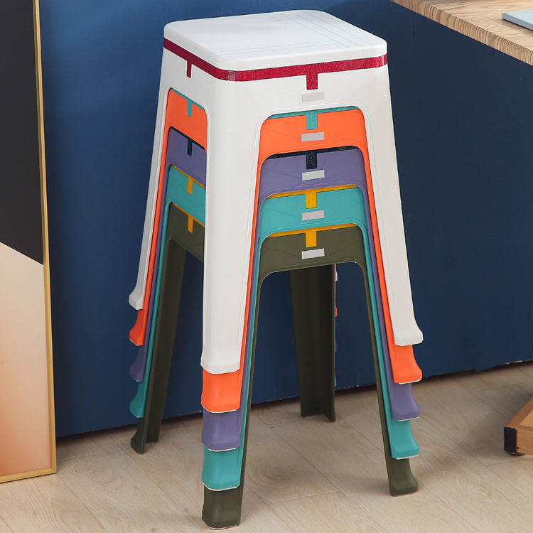 Sedia da pranzo senza schienale glam-outdoor.