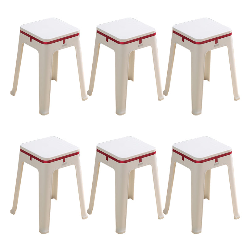 Sedia da pranzo senza schienale glam-outdoor.