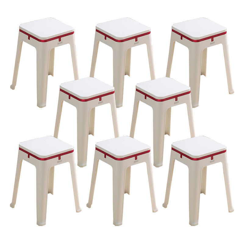 Sedia da pranzo senza schienale glam-outdoor.